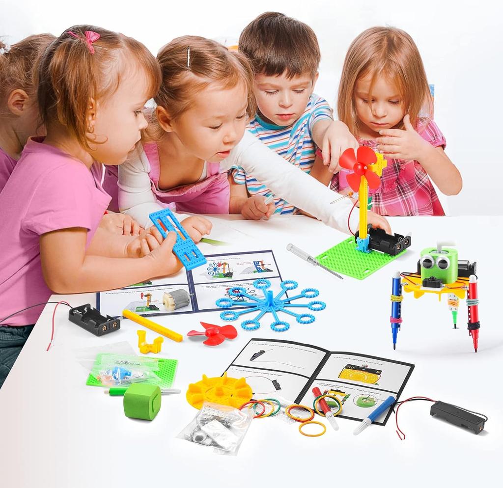 STEM Robotics Science Kits for Kids Age 8-12 8-10, STEM Toys for Boys Girls 6-8, Build Robot Building Kit Science Experiments