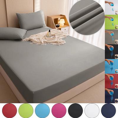 Lençol de Elástico Impermeável - Bolsos Profundos - Microfibra Macia - Fácil de Cuidar - Resistente ao Encolhimento e ao Desbotamento - Lençóis de Elástico Tamanho Full para Menina Mulher Adolescentes Crianças