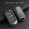 Carbon Fiber Key Shell for Jeep Grand Cherokee, Renegade, Compass, Cherokee