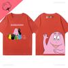 Moterų drabužiai Barbapapa Marškinėliai Geriausiai parduodami Animaciniai Kawaii Y2k Drabužiai Vaikams Minkštos Medvilnės Viengalviai Trumpomis Rankovėmis Grafiniai Marškinėliai