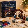 Nativity Scene Bead Craft Kit DIY Beaded Figurines Set for Holiday Decorations and Handcraft Activities for Family Use