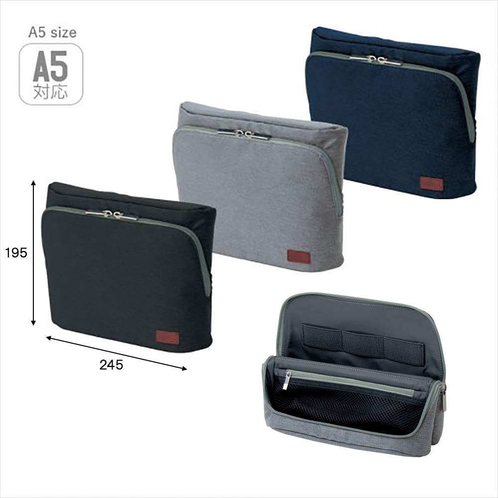 Sonic Smartasta Wide A5 Gray Bag-in-Bag U-Trim UT-1902-GL