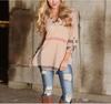 New Blouse Womens Striped Plaid Long Sleeve Ladies Top T Shirt Loose Casual Tops