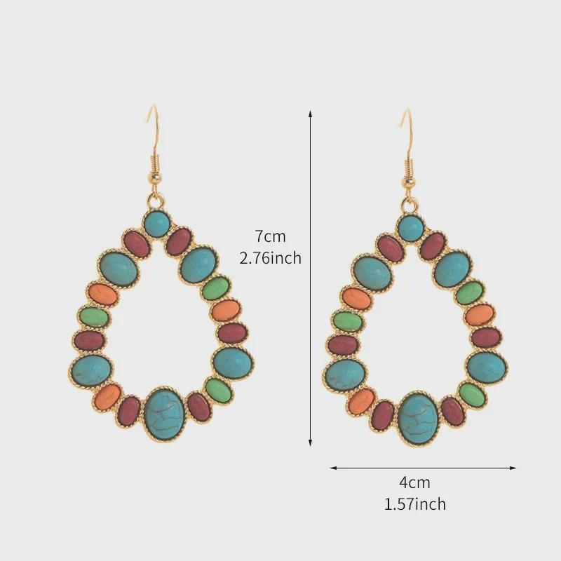 2024 Stylish Retro Luxury Earrings for Women: European & American All-Match High-End Design