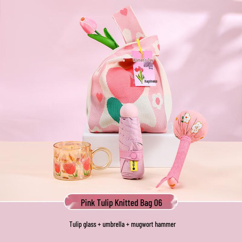 Women s Day Pink Tulip Gift Set