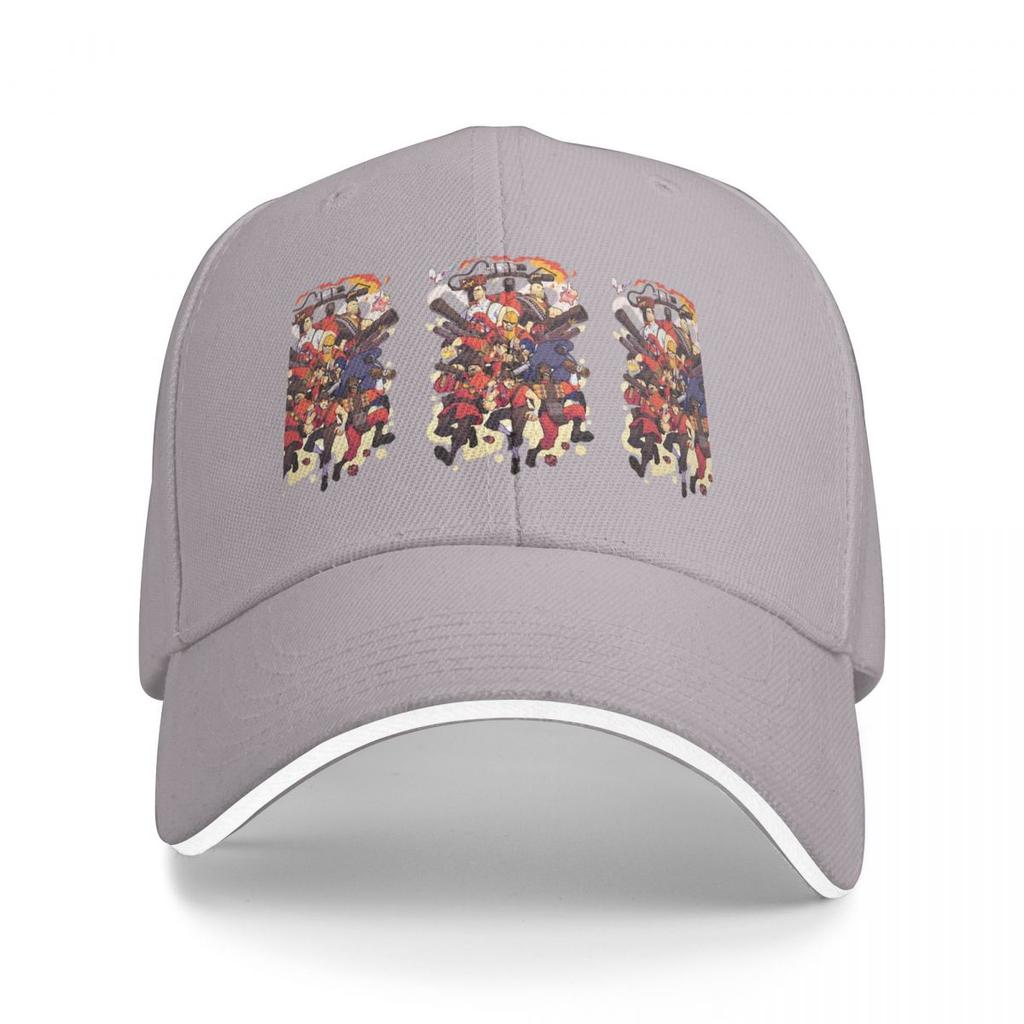 Unisex Baseball Hats Team Fortress 2 Outdoor Streetwear Summer Sports Baseball Caps Hip Hop Cap Casquette Polychromatic Hats