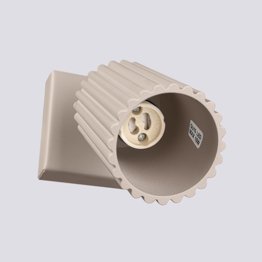 Kinkiet Karbon 1 Gu10 Taupe Alu Sollux Sl.1761