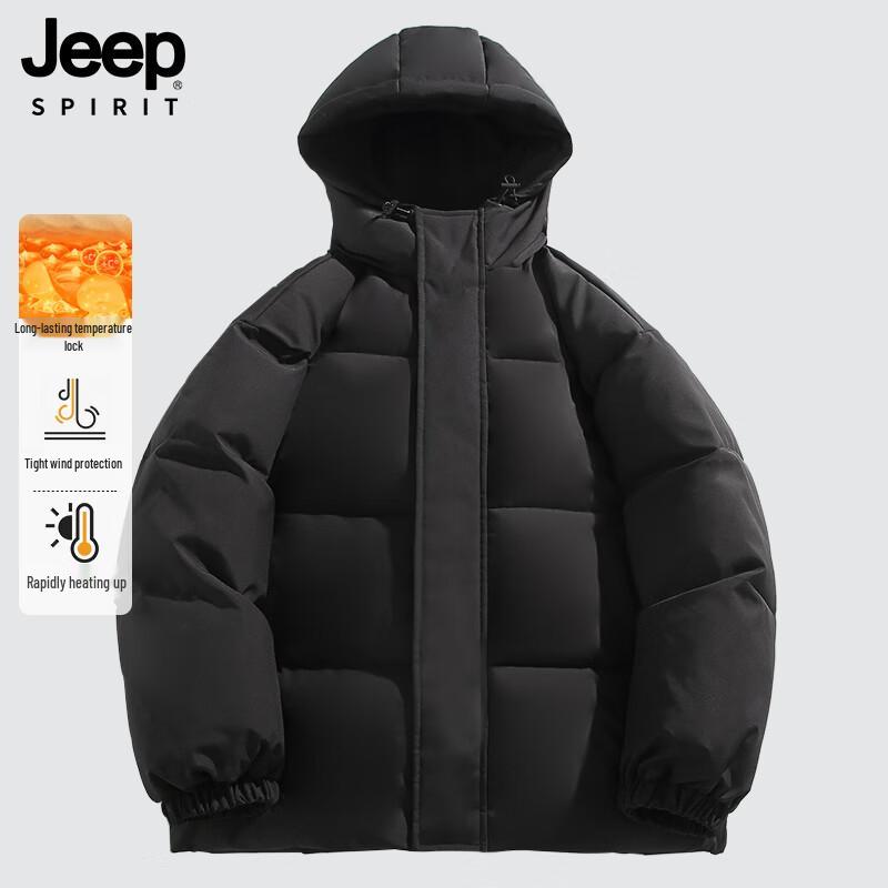 JEEP SPIRIT Men's Hooded Padded Winter Jacket