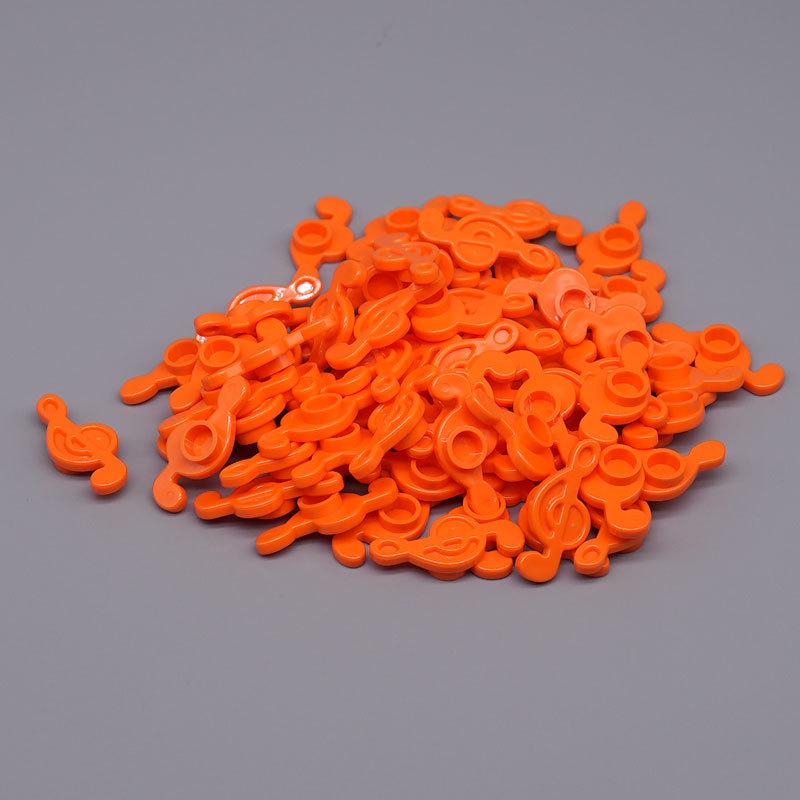 MOC 10PCS 65468 Musical Note Building Blocks Kit High Pitched Characters Decorative Props Particle Toys Children Birthday Gifts