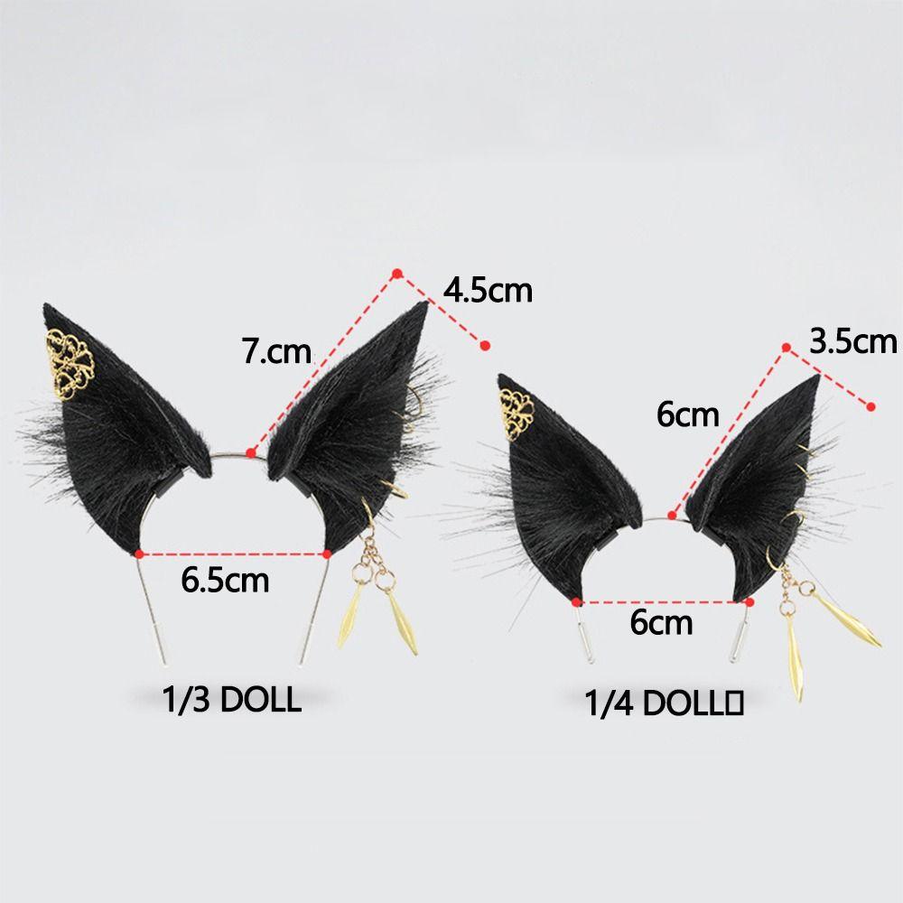 Hairband Simulated Animal Ear Hair Hoop Cute Headwear for Cotton Doll  Doll Hair Decoration