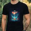 T-Shirt Herren Camping Motiv Baumwolle Größe XS bis 5XL