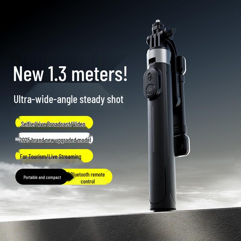 360° Rotating Pan-Tilt Selfie Stick & Portable Tripod Phone Holder