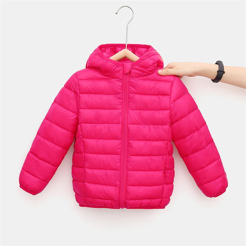 Kinderleichte Daunen-Baumwolljacke - Warme Herbst-/Winter-Oberbekleidung für Jungen & Mädchen