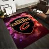 Cleveland Cavaliers Logo Design Rug Non-slip rug suitable for living room and bedroom sofas