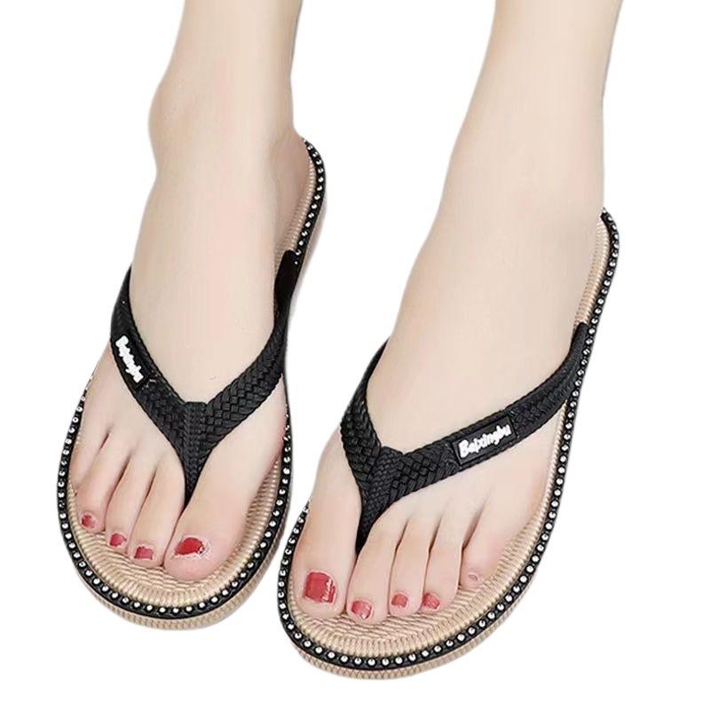 Flip-flops Women's Summer New Daily Sandals Suitable for Non-slip Beach Shoes Fashion Flip-flops