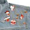 Creative New Year's Look Sanrio Metal Badge KT Cat Pudding Dog Melody Brooch