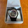 Used CASIO Baby-G BGA-101 Popular Heart Design Black Inverted LCD