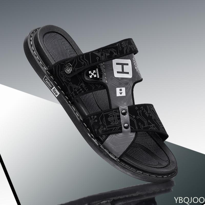 Fashion Trendy Design Men's Sandals Comfortable Beach Sandals Non Slip Driving Men's Two Piece Slippers Platform Sandals Zapatos Hombre