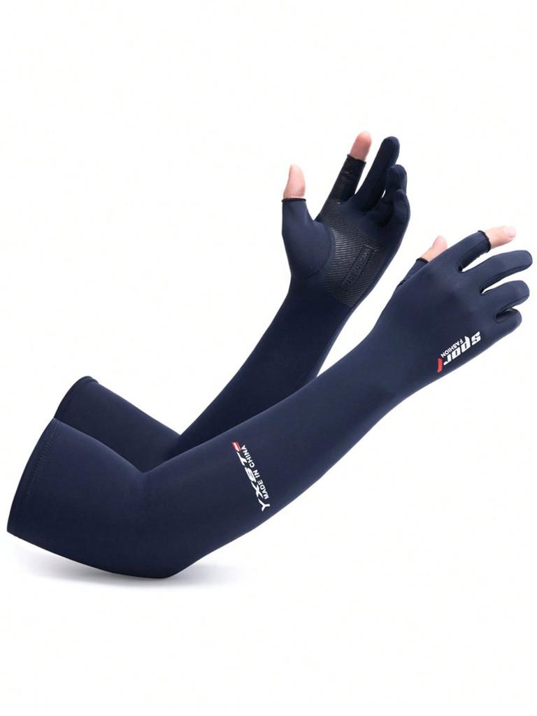 Sunscreen Protection Arm Sleeves Breathable Quick-Drying Anti-Slip Arm Cover Outdoor Sports Driving Running Cycling Arm Covers