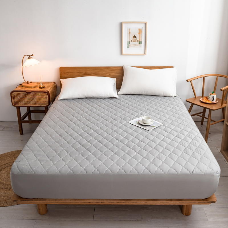 

Cotton-washed and Brushed Taiwan Bed Bag Solid Color Urine-proof and Waterproof Fitted Sheet and Mattress Protector 90*200cm+30cm