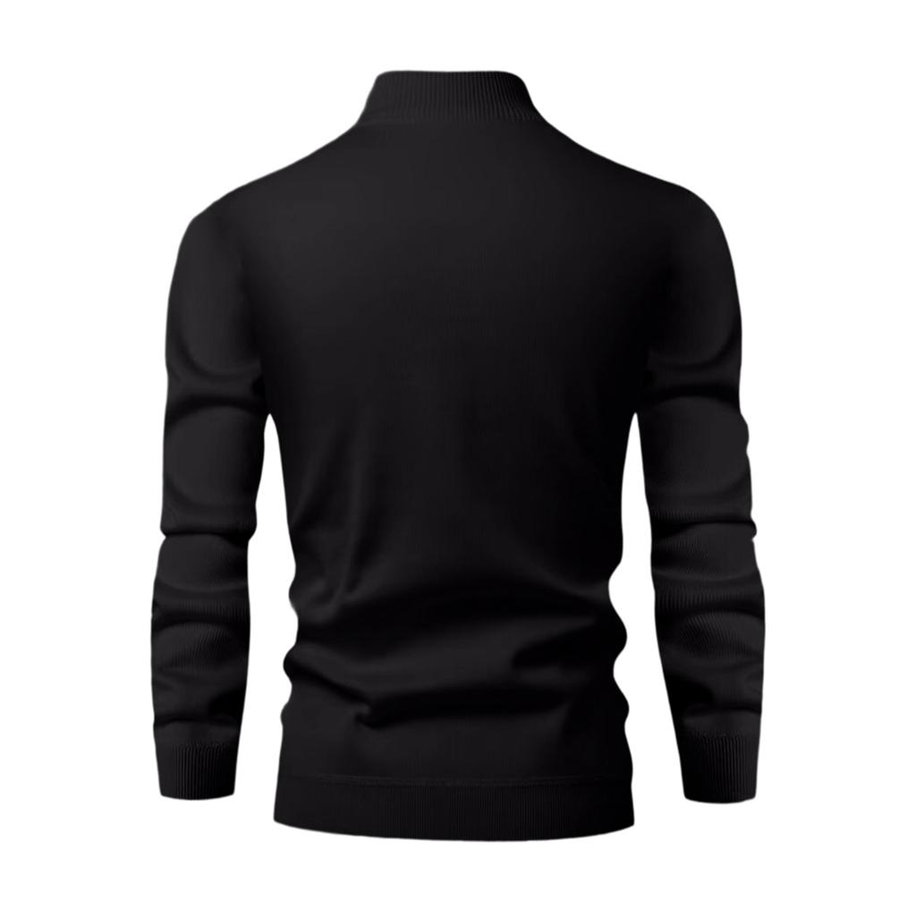 Men's Turtleneck Sweater Long Sleeve Pullover for Fall and Winter