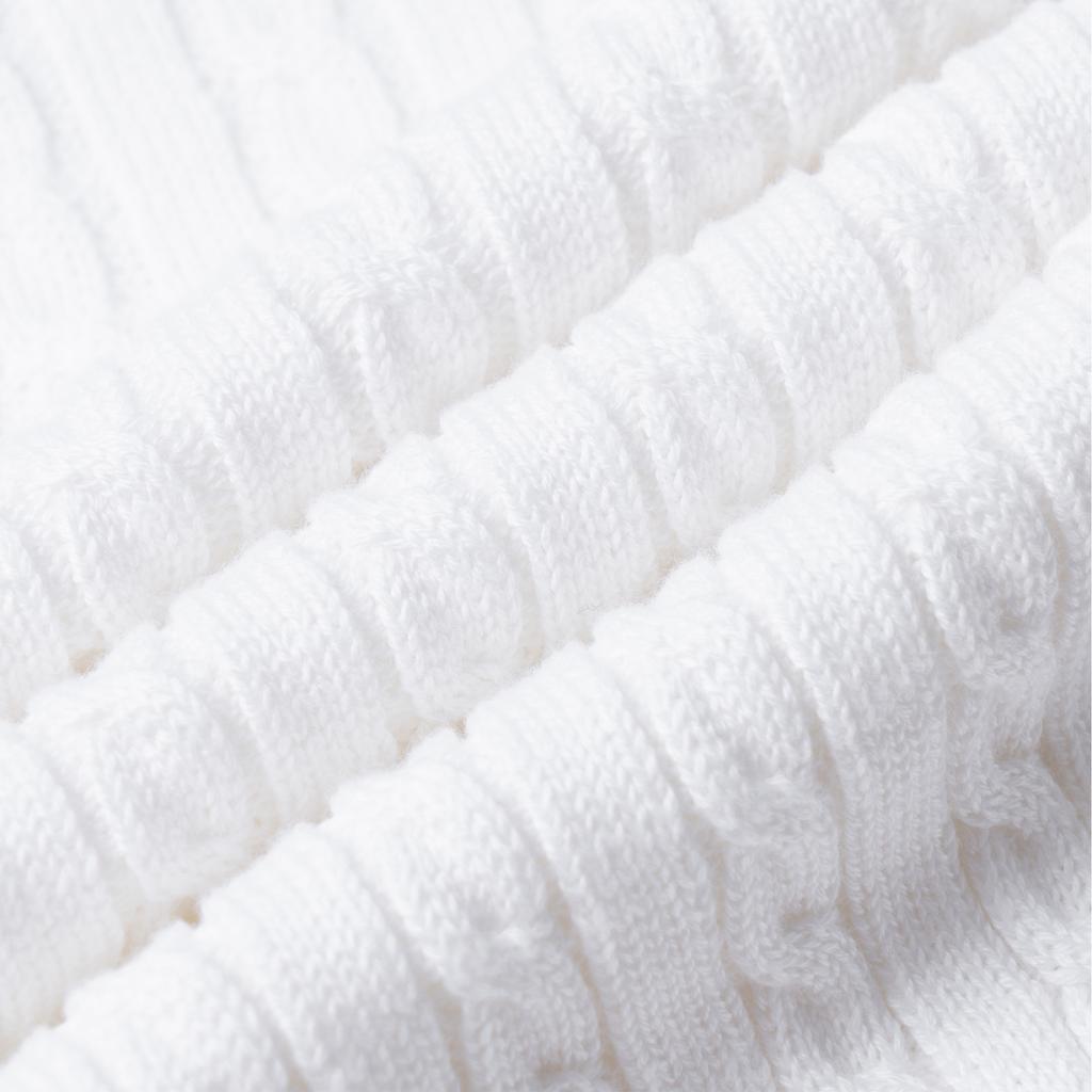 Polo Ralph Lauren Ensfarget Logo Brodert Enkeltspent Langermet Genser Barnegenser Hvit 313543047-064