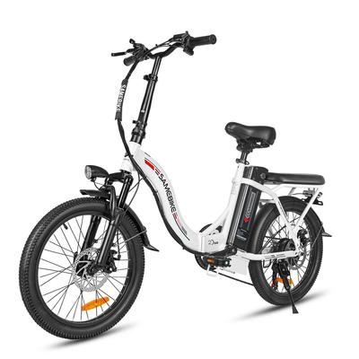 SAMEBIKE CY20 Urban Commuting E-Bike With Tow Seat 350W Motor 36V12Ah Battery Folding Electric Bicycle Adults 20 Inch Tire City Travel Electric Bike