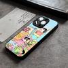 Crayon Shin-chans Phone Case For IPhone 16 Pro Max 15 Plus 14 Pro 12 11 13 Mini X XR XS Max 8 7 Plus SE Glass Cover