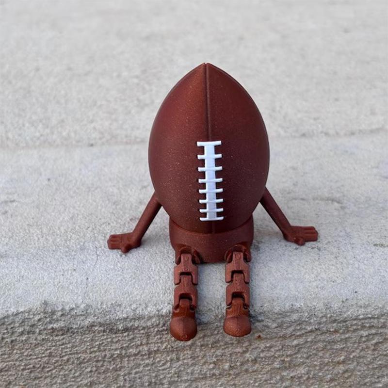 Statues For Home Decor 3D Printing Football-Shaped Home Furnishing Decoration Modern Desktop Decorations For Living Room Bedroom