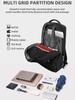 Men's Casual Black Travel Bag Waterproof Shoulders Bag Large Capacity Laptop Backpack Students Boys School Bag