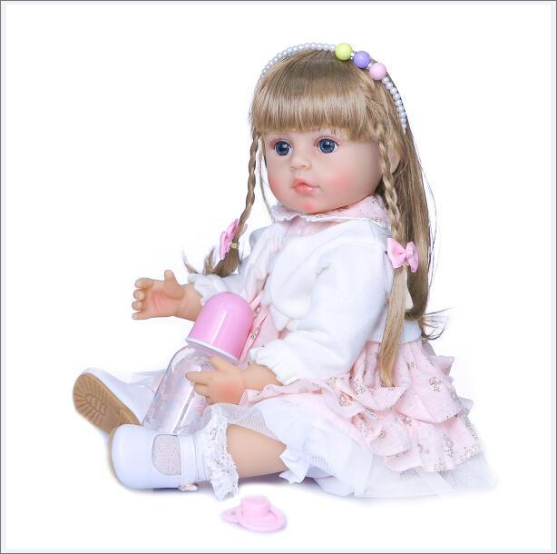 NPK Genuine 55CM Waterproof Full Silicone Reborn Baby Doll