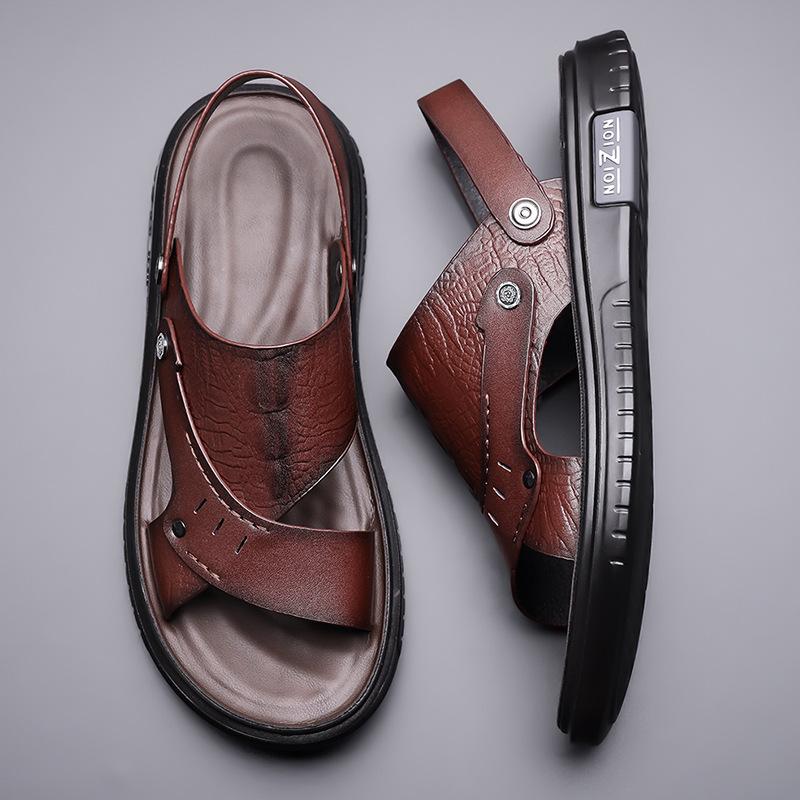 Summer new sandals men's trend beach shoes casual wear dual-purpose cool slippers men