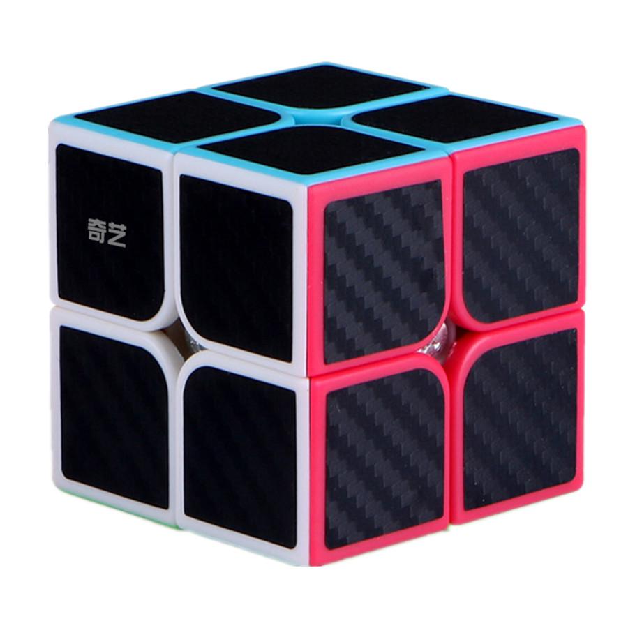 

QIYI Cube 2x2 3x3 4x4 5x5 Пирамида Кленовый лист Наклейка из углеродного волокна Speed Magic Cubo Puzzle Toys For Children Kids Gift Toys