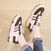 Thick-soled Little White Shoes New Spring Super-fire Height Increase Breathable and Versatile Women's Flat-soled Shoes Casual Sports Board Shoes