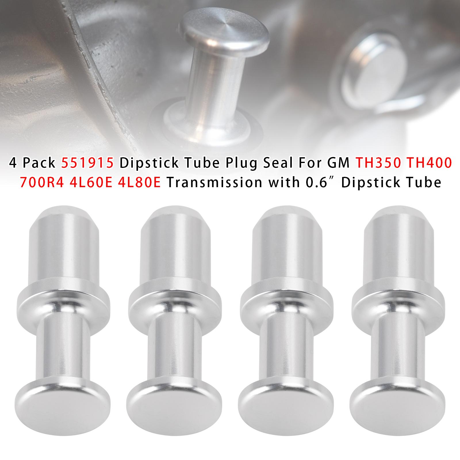 4 Pack 551915 Dipstick Tube Plug Seal For GM TH350 TH400 700R4 4L60E 4L80E