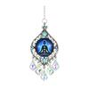 Chakra Sun Catcher Handcrafted Faux Crystal Suncatcher Zen-Inspired Prism Hanging Decoration for Home Window Yoga Practitioners
