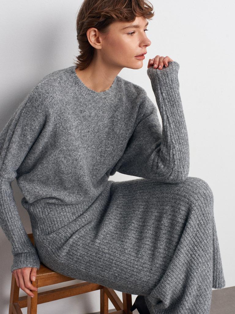 Платье женское Dilvin 90260 серое