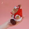 Animal Plush Keyring With Ultra Soft Short Pile For Backpack Ornament And Collectors Gift