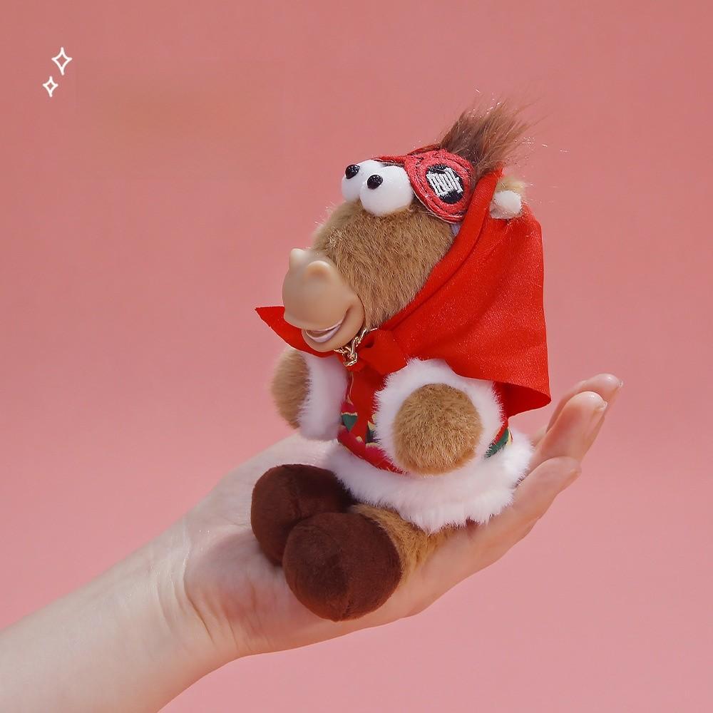 Animal Plush Keyring With Ultra Soft Short Pile For Backpack Ornament And Collectors Gift