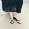 Summer New Style Summer Leopard Print Clip Toe Platform Wedges Women Slippers Fashion Thick Bottom High Heels Flip Flops Shoes
