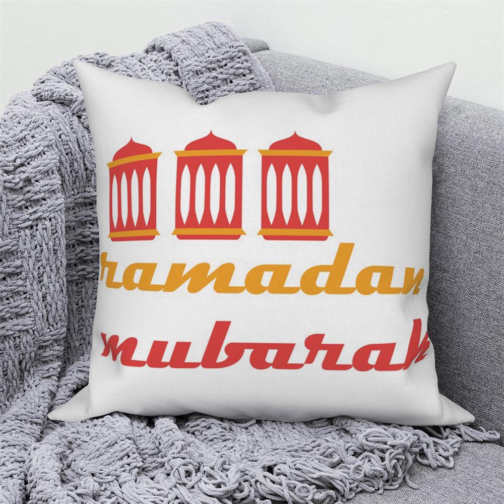 Mosque Muslim Home Sofa Bed Decor Throw Pillow Cover Gift Islamic Eid Mubarak Ramadan Decorative Cushion