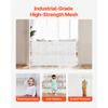 SucceBuy Retractable Baby Gate Extends Up To 55/71/110 Inch Wide Retractable Gate for Kids or Pets for Indoor Stairs Doorways