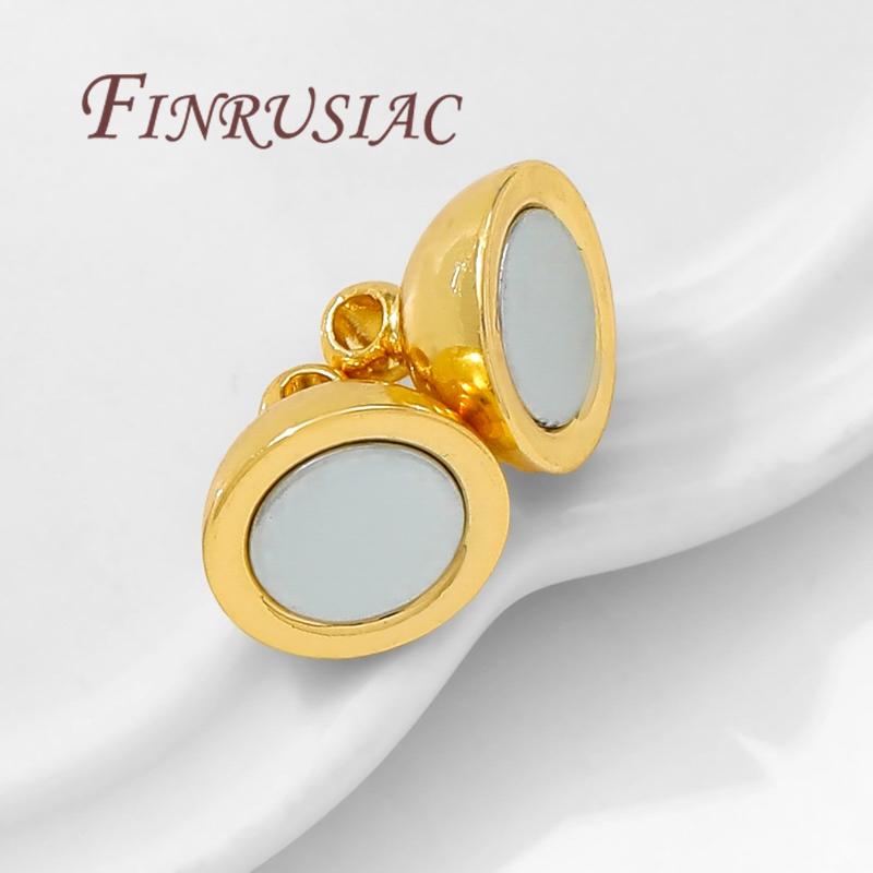 10mm 18K Gold Plated Brass Magnetic Clasps For Bracelets,Jewelry Clasps Connectors,Necklace Clasp,DIY Jewelry Making Supplies