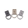 2 Stück Metall D-Ring Tasche Seitenverbinder Schnallen mit Schrauben Handtasche Lederband Griff Kette Haken Verschluss Diy Bastelzubehör