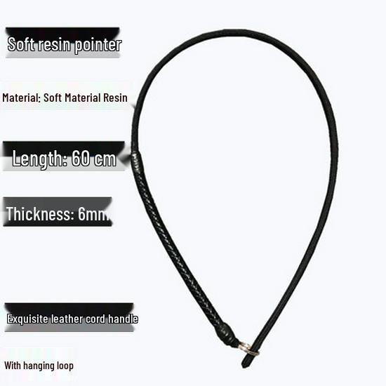 Bamboo Rattan Cane for Teachers: Soft Resin Whip Baton for Classroom and Home Instruction