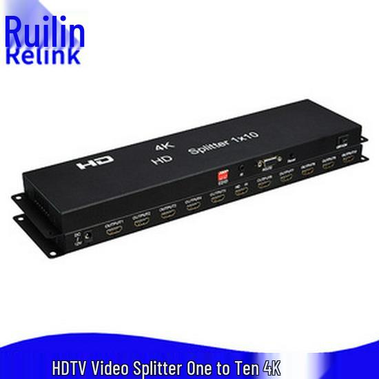 4K HDMI Splitter: 1 Input to 2 Output Screen Sharing Converter