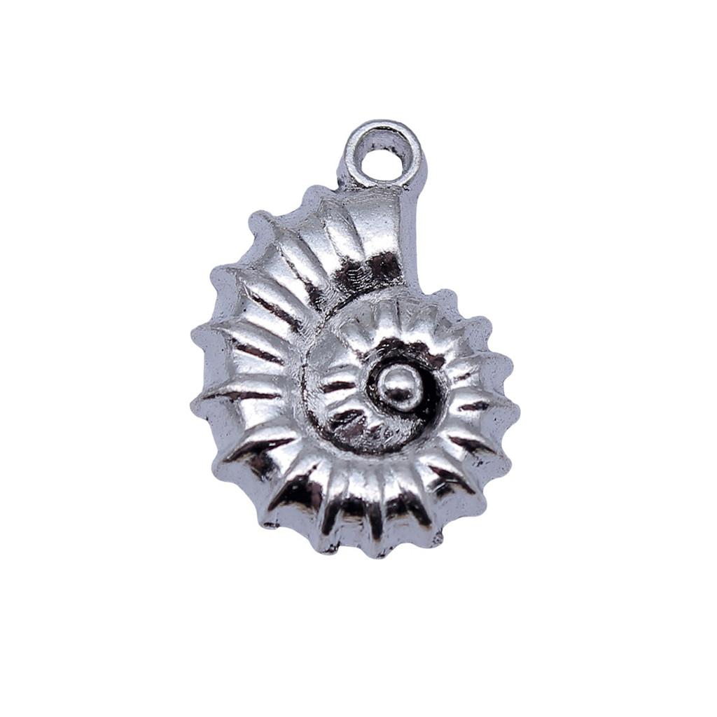 Shell Charms Multi Color Alloy Pendants For Beach Themed DIY Jewelry Accessories