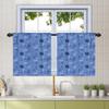 Cartoon Space Blackout Curtains For Kid Boy Bedroom Study Game Room Rocket Planet Solar System Blue Linen Window Treatment