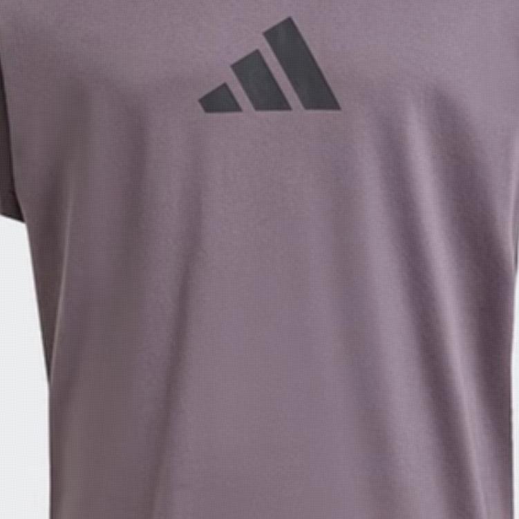 Adidas Sports Casual Round Neck Short Sleeve T-Shirt Men Tops Purple JC7924
