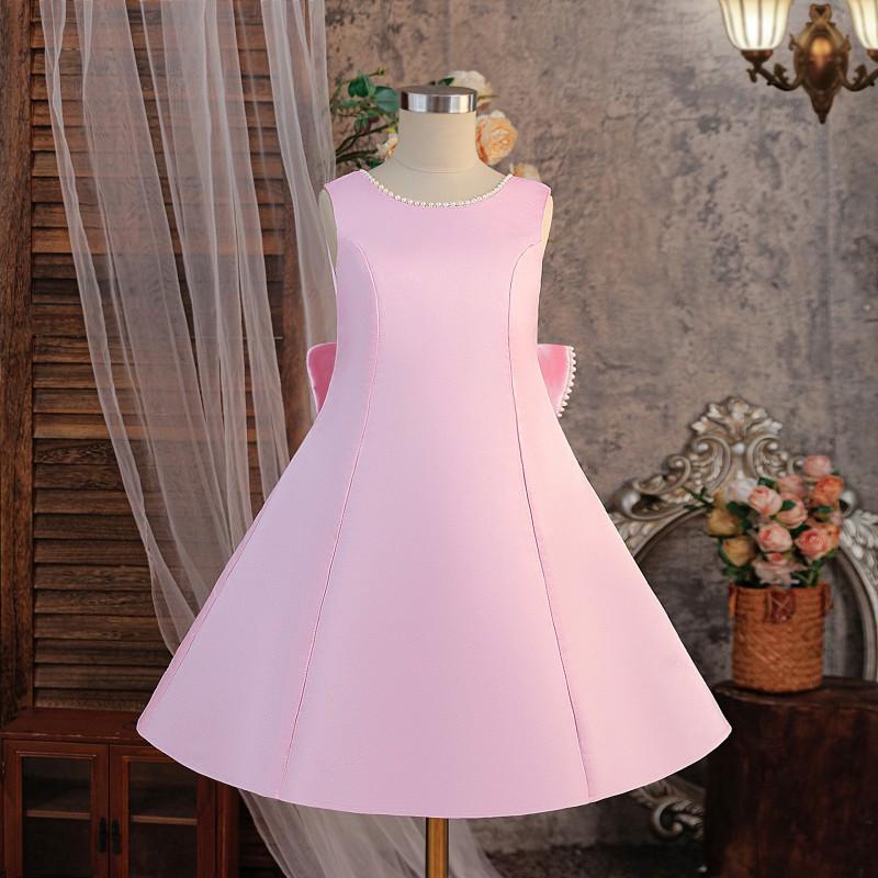 Girls Formal Dress Princess Tulle Gown Kids Performance Party Toddler To Teen Pageant